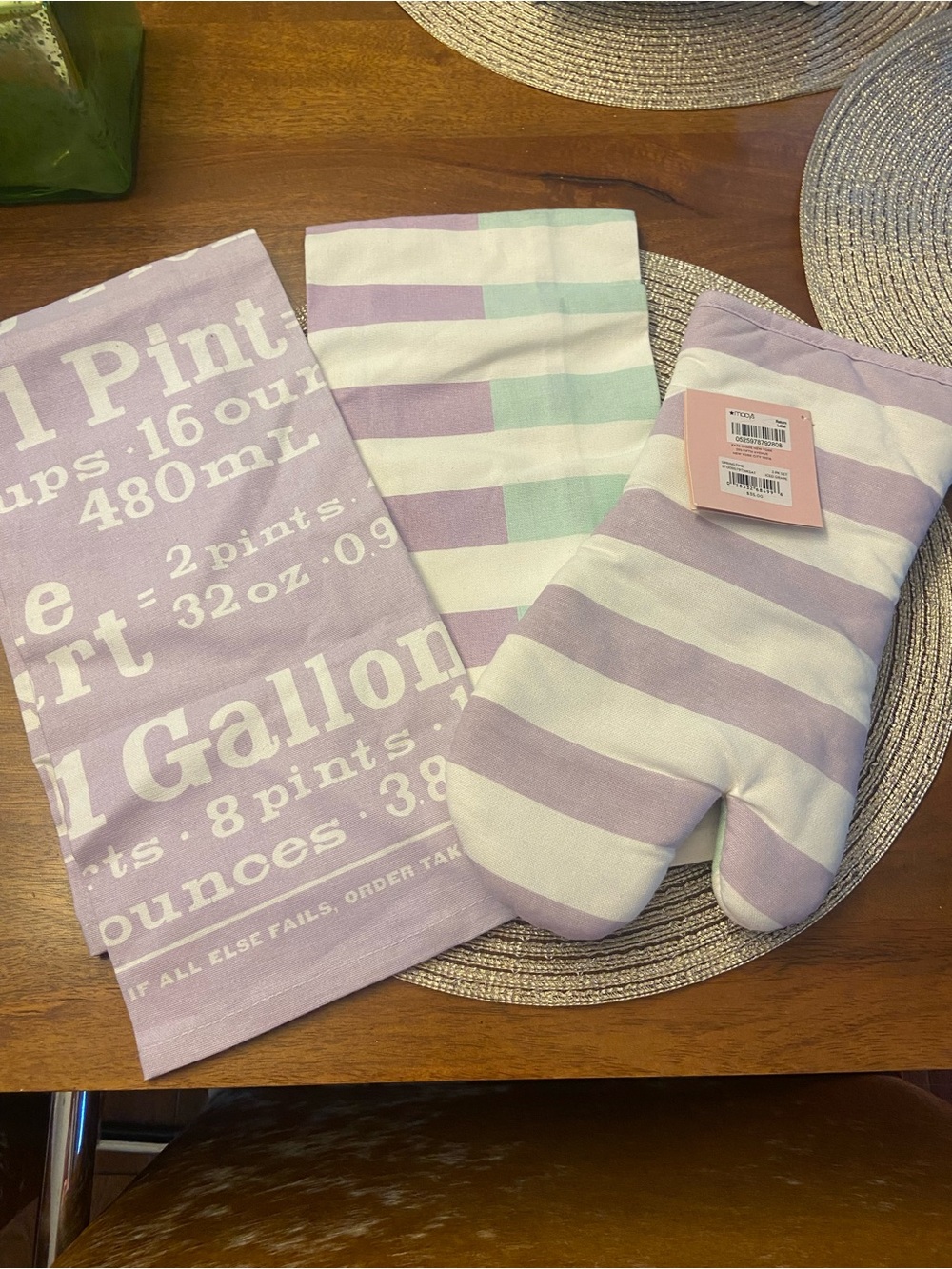 Kate spade 3 piece kitchen towel mit set New